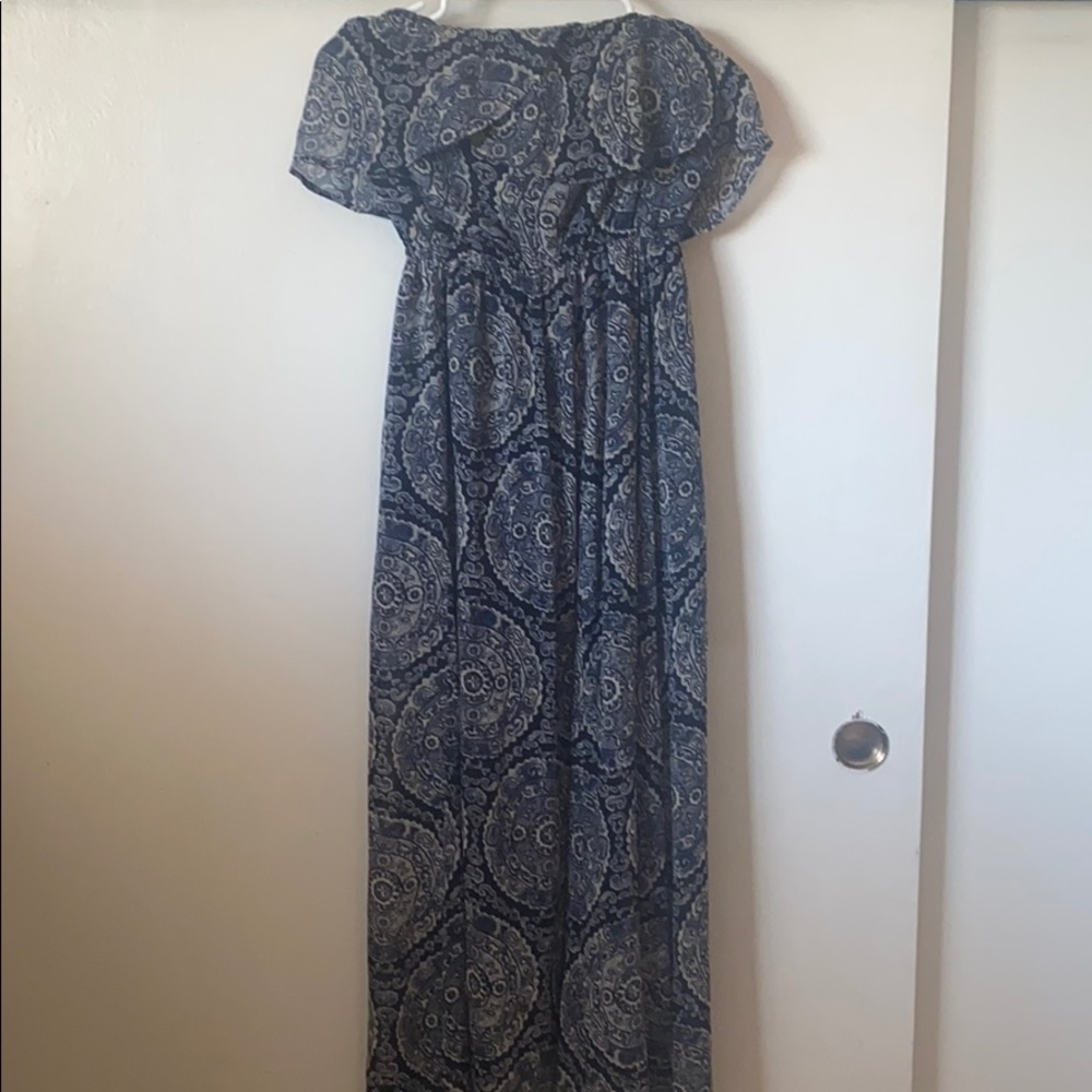 Hollister strapless maxi dress